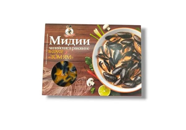 Мидии Чили в соусе Том Ям 500гр