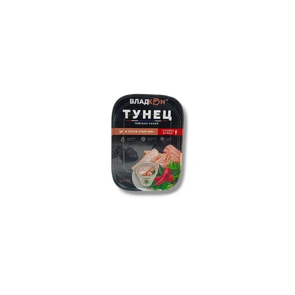 Тунец желт. в соусе "Том-ям" ж/б ключ 110 гр