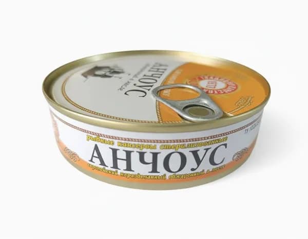 Анчоус обжаренный в масле 160 гр ж/б ключ, шт